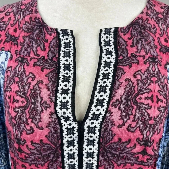 Lucky Brand long sleeve top in red, white and blue size medium - Picture 3 of 9